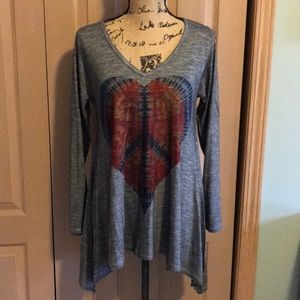 Nordstrom Knit Long Sleeve Top Tee Shirt